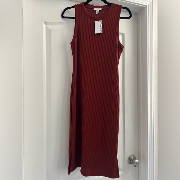 Nine West Dresses & Skirts - NINE WEST Ribbed Midi Dress in Terracotta. NWT